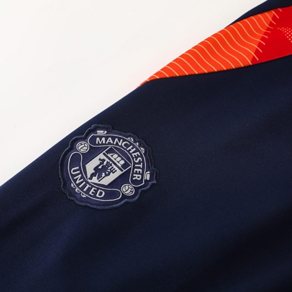 Manchester United Jacket Tracksuit 2024 25 Navy 17