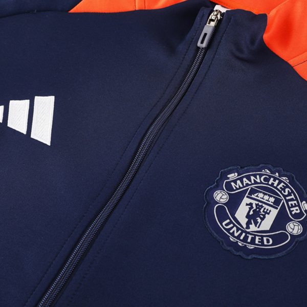 Manchester United Jacket Tracksuit 2024 25 Navy 7