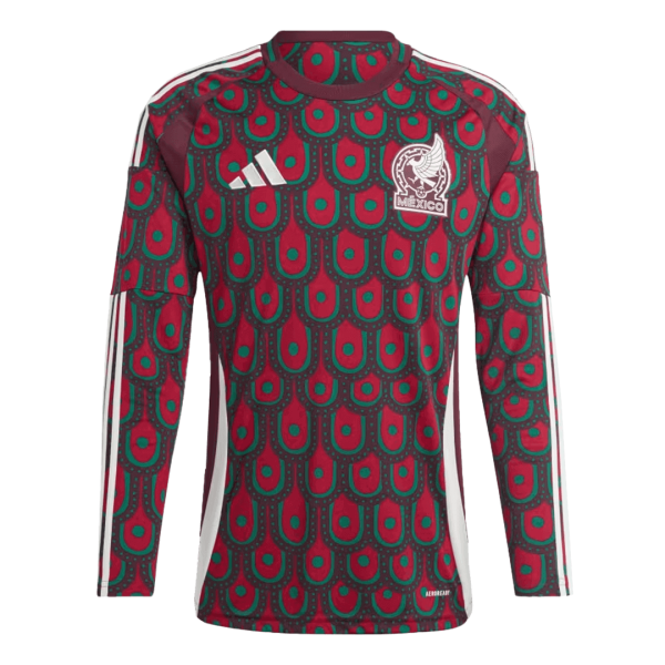 Mexico Home Long Sleeve Soccer Jersey Copa America 2024