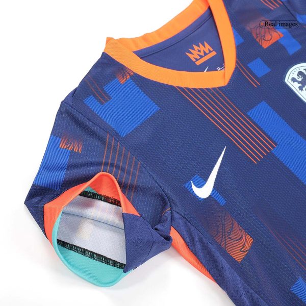 Netherlands Away Kids Soccer Jerseys Full Kit Euro 2024 10