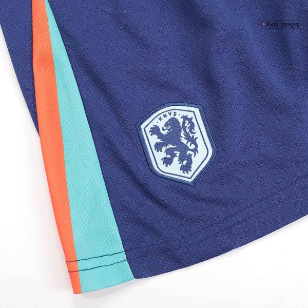 Netherlands Away Kids Soccer Jerseys Full Kit Euro 2024 13