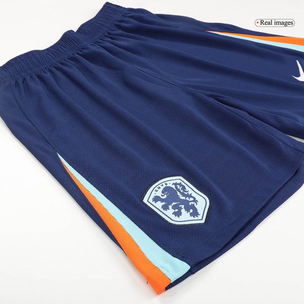 Netherlands Away Soccer Shorts 2024 7