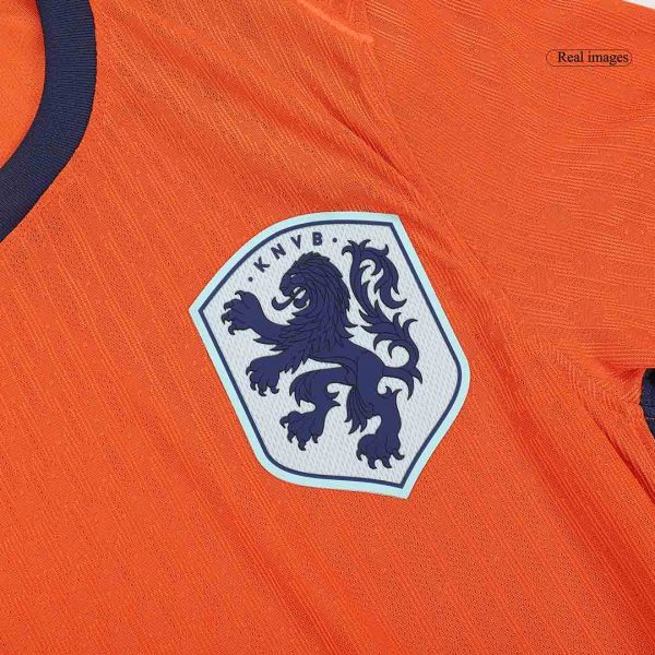 Netherlands Home Authentic Soccer Jersey Euro 2024 6