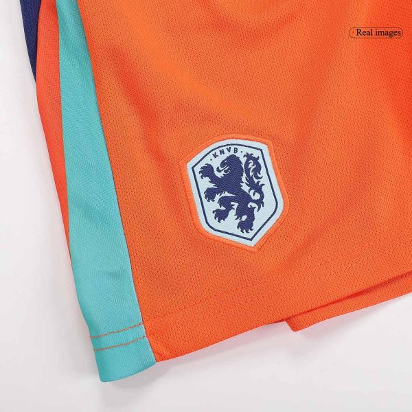 Netherlands Home Kids Soccer Jerseys Full Kit Euro 2024 13