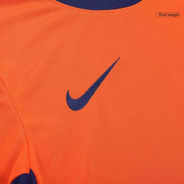 Netherlands Home Kids Soccer Jerseys Kit Euro 2024 9