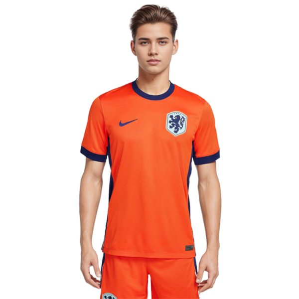 Netherlands Home Soccer Jersey Euro 2024 4