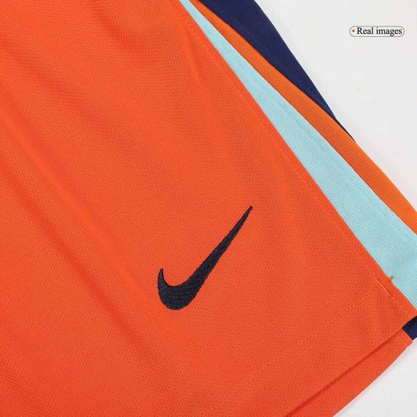 Netherlands Home Soccer Shorts 2024 6