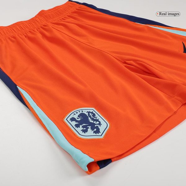 Netherlands Home Soccer Shorts 2024 7