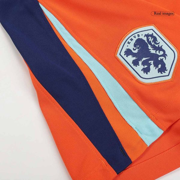 Netherlands Home Soccer Shorts 2024 8