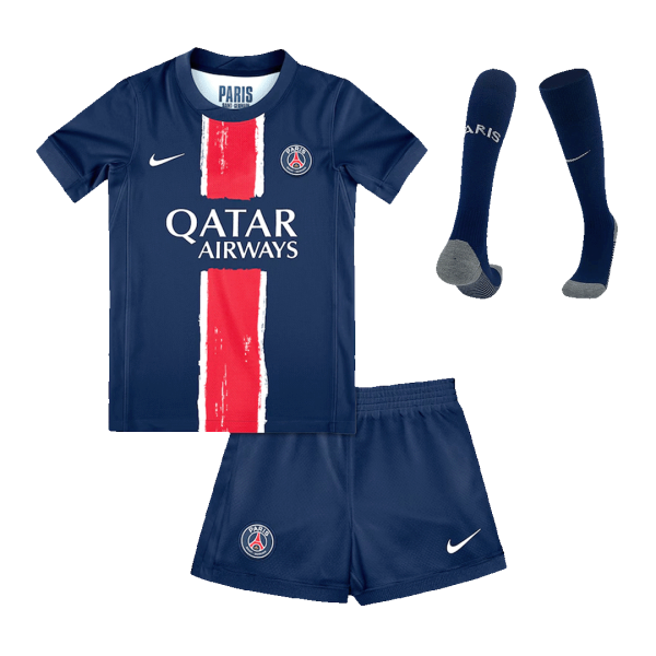 Psg Home Kids Soccer Jerseys Full Kit 2024 25