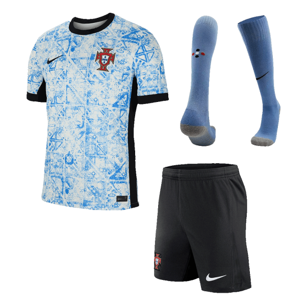 Portugal Away Jerseys Full Kit Euro 2024