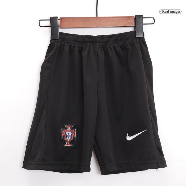 Portugal Away Kids Soccer Jerseys Full Kit Euro 2024 5