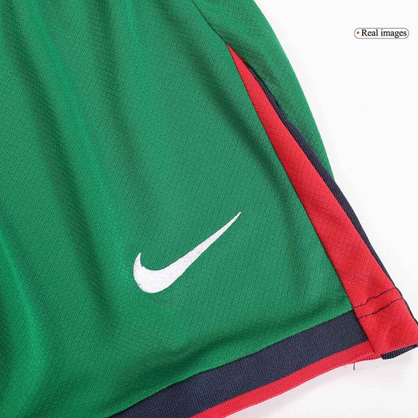 Portugal Home Kids Soccer Jerseys Full Kit Euro 2024 14