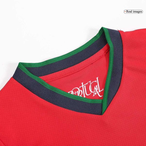 Portugal Home Kids Soccer Jerseys Full Kit Euro 2024 7