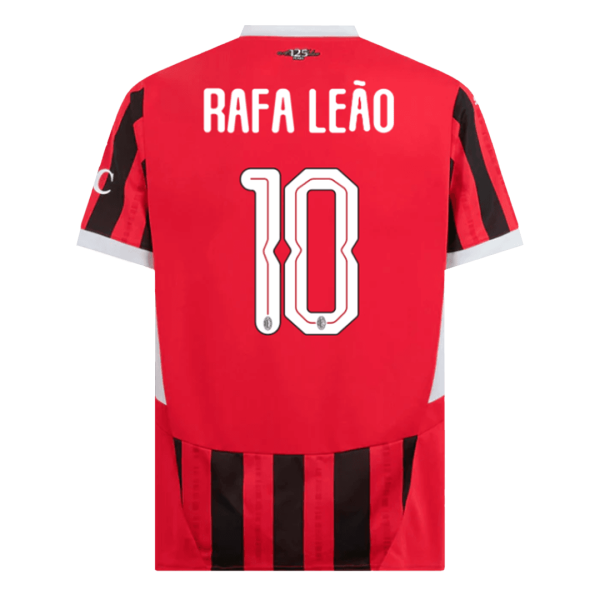 Rafa Le O 10 Ac Milan Home Soccer Jersey 2024 25 Ucl 2