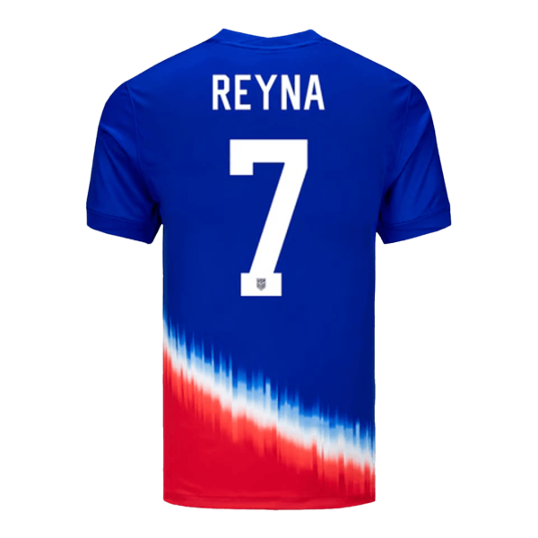 Reyna 7 Usa Away Soccer Jersey Copa America 2024 2