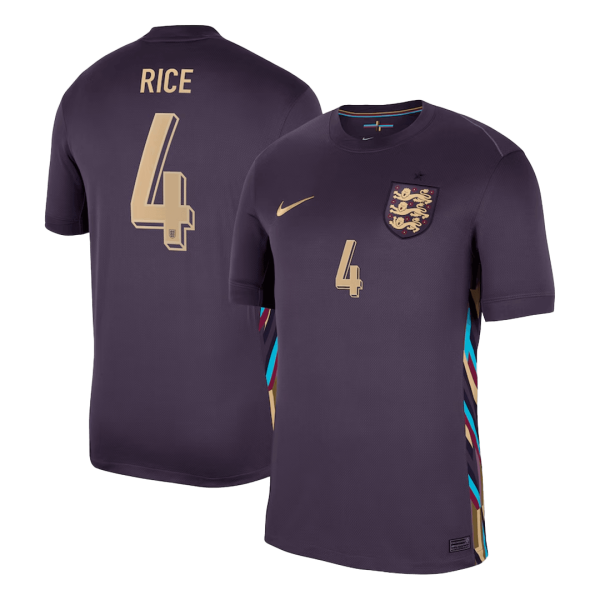 Rice 4 England Away Soccer Jersey 2024