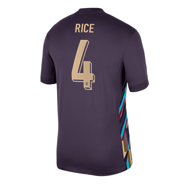 Rice 4 England Away Soccer Jersey 2024 2