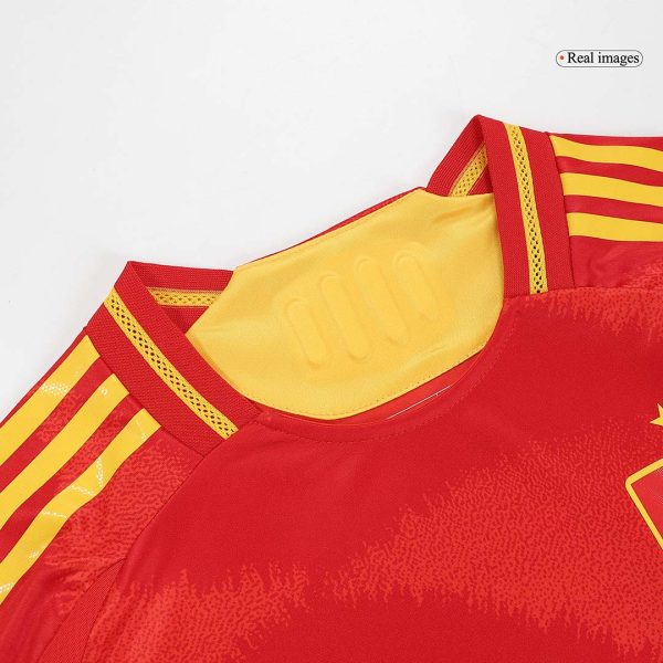 Rodrigo 16 Spain Home Authentic Soccer Jersey Euro 2024 5