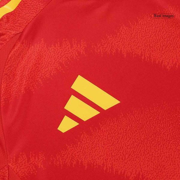 Rodrigo 16 Spain Home Authentic Soccer Jersey Euro 2024 7