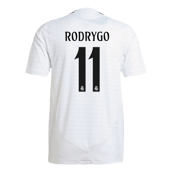 Rodrygo 11 Real Madrid Home Authentic Soccer Jersey 2024 25 2