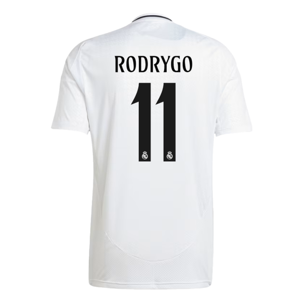 Rodrygo 11 Real Madrid Home Soccer Jersey 2024 25 2