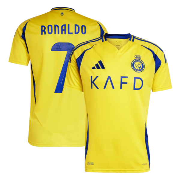 Ronaldo 7 Al Nassr Home Soccer Jersey 2024 25