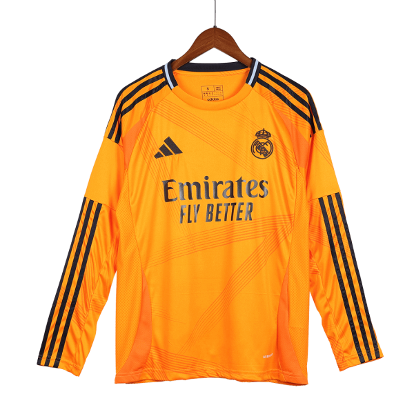 Real Madrid Away Long Sleeve Soccer Jersey 2024 25 2