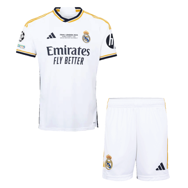 Real Madrid Home Jerseys Kit 2023 24 Ucl Final