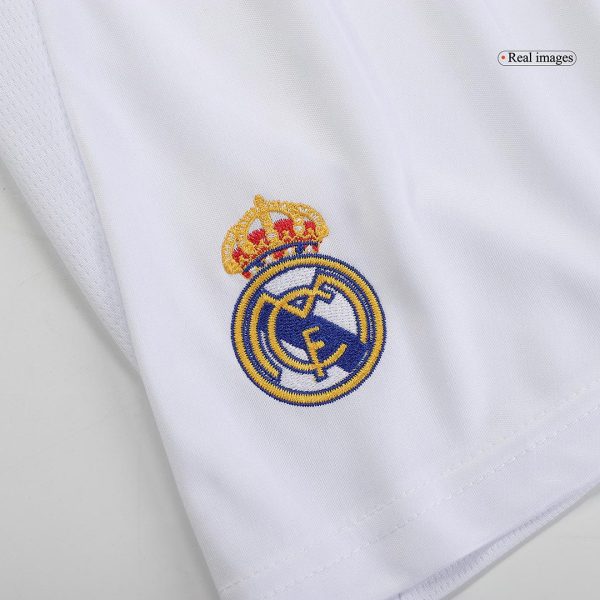 Real Madrid Home Kids Soccer Jerseys Full Kit 2024 25 14