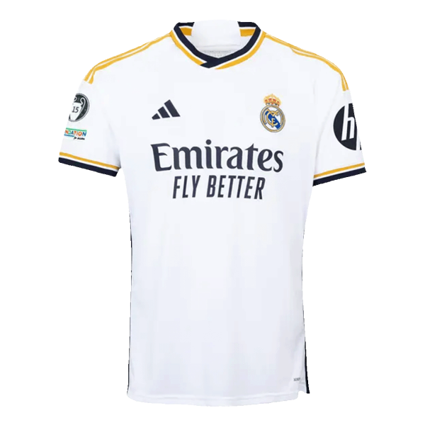 Real Madrid Home Soccer Jersey 2023 24 Ucl Champion 15