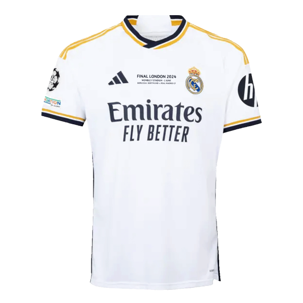 Real Madrid Home Soccer Jersey 2023 24 Ucl Final