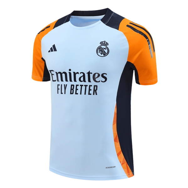 Real Madrid Pre Match Soccer Jersey 2024 25 Blue 1