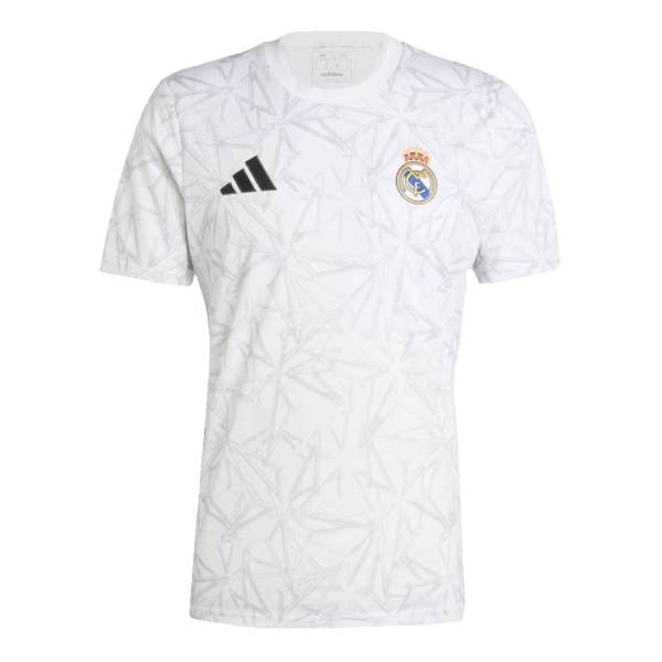 Real Madrid Pre Match Soccer Jersey 2024 25 White