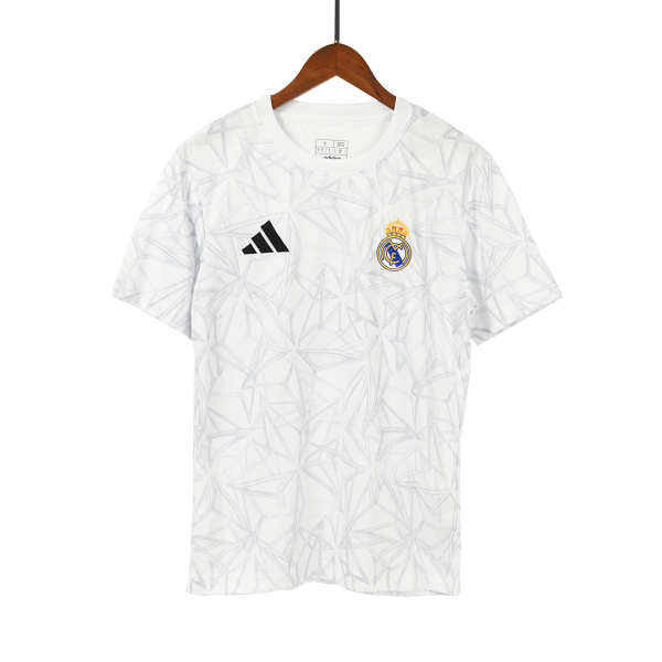 Real Madrid Pre Match Soccer Jersey 2024 25 White 3