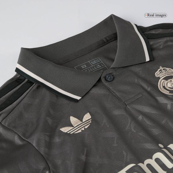 Real Madrid Third Away Kids Soccer Jerseys Kit 2024 25 7