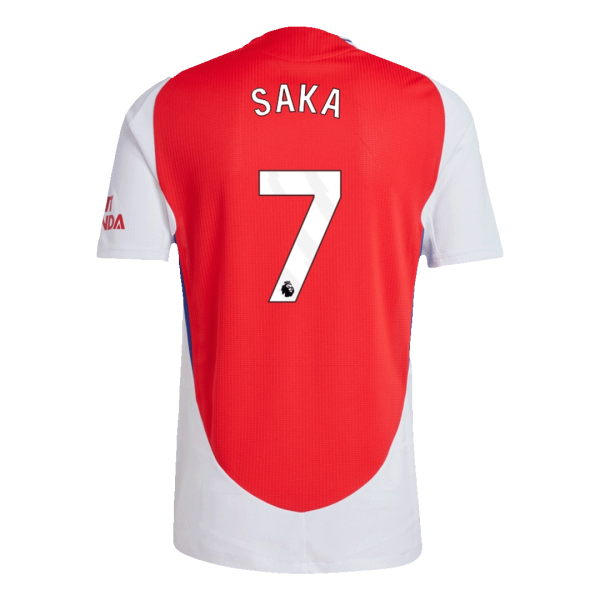 Saka 7 Arsenal Home Authentic Soccer Jersey 2024 25 2