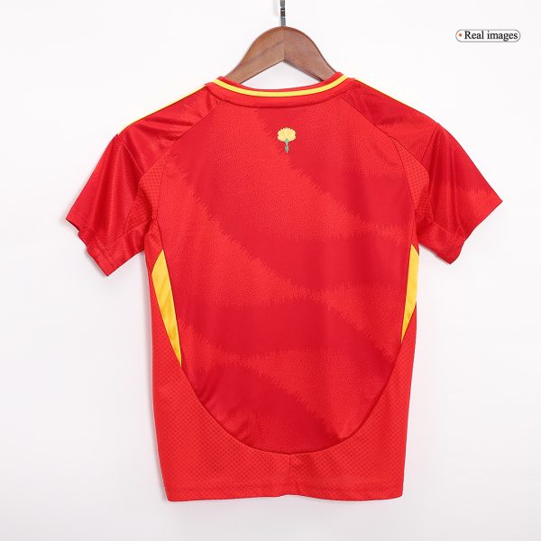 Spain Home Kids Soccer Jerseys Full Kit Euro 2024 4