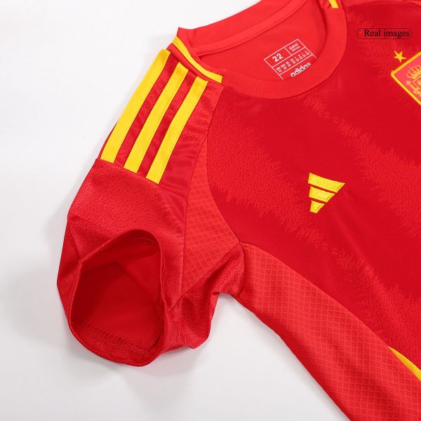 Spain Home Kids Soccer Jerseys Kit Euro 2024 10