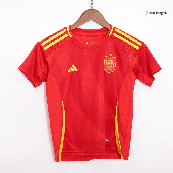 Spain Home Kids Soccer Jerseys Kit Euro 2024 3