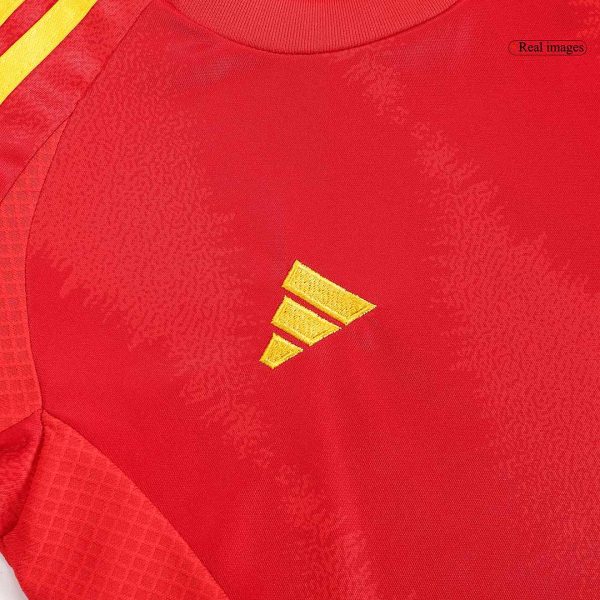 Spain Home Kids Soccer Jerseys Kit Euro 2024 9