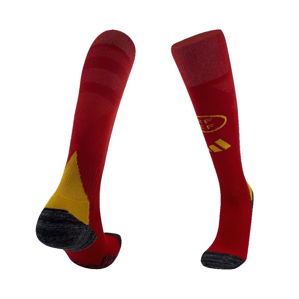 Spain Home Soccer Socks 2024