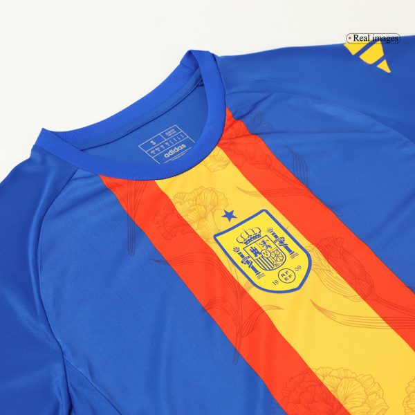 Spain Pre Match Soccer Jersey Euro 2024 Blue 5