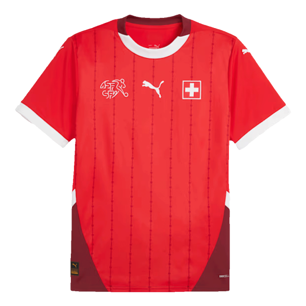 Switzerland Home Soccer Jersey Euro 2024