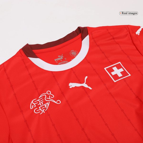 Switzerland Home Soccer Jersey Euro 2024 8