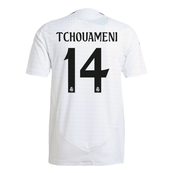 Tchouameni 14 Real Madrid Home Authentic Soccer Jersey 2024 25 2