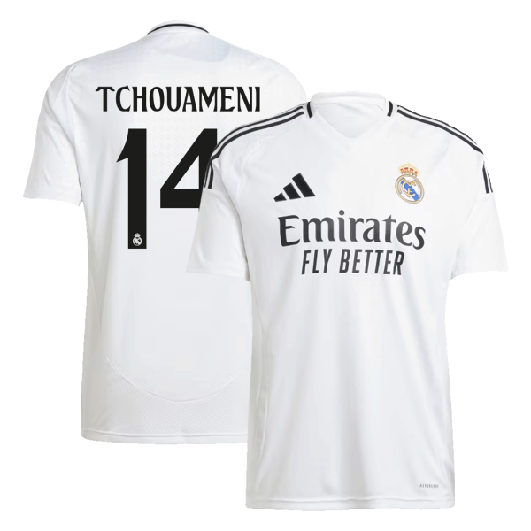 Tchouameni 14 Real Madrid Home Soccer Jersey 2024 25