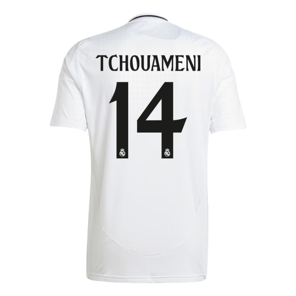 Tchouameni 14 Real Madrid Home Soccer Jersey 2024 25 2