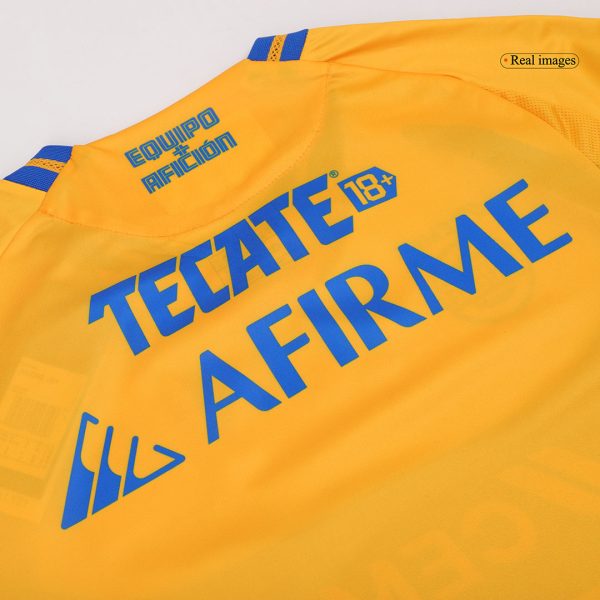 Tigres Uanl Home Authentic Soccer Jersey 2024 25 14