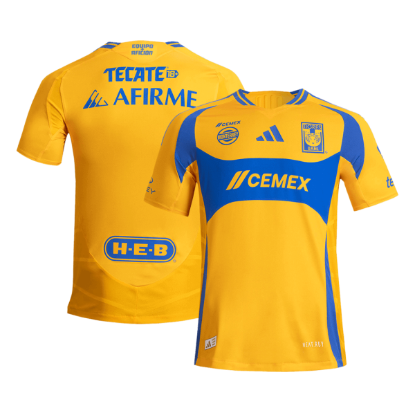 Tigres Uanl Home Authentic Soccer Jersey 2024 25 2